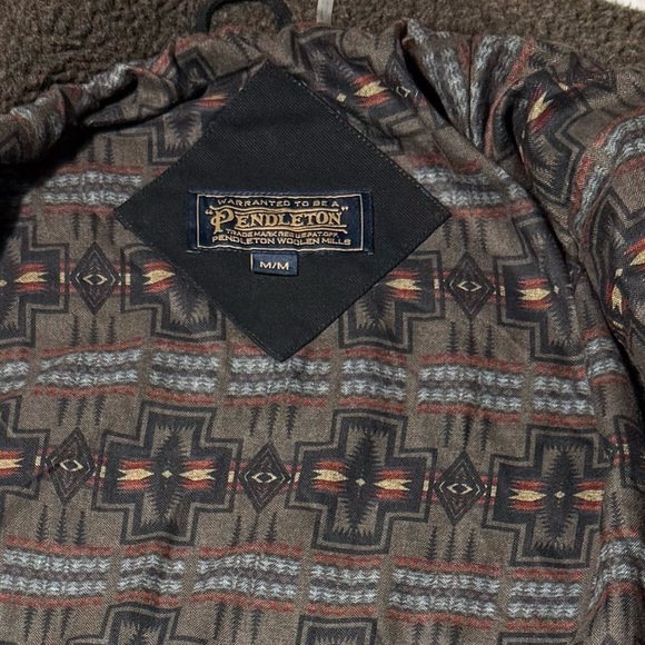 Pendleton Larkspur Sherpa Jacket Medium Aztec design - Picture 16 of 16
